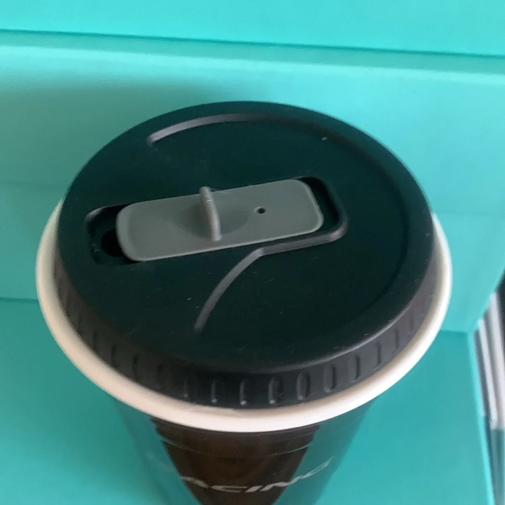 Ford Racing Black Travel Mug new